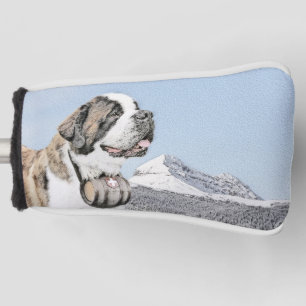 Saint Bernard Malerei - Niedliche Original Hunde K Golf Headcover