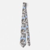 Saint Bernard Malerei - Niedliche Original Hunde K Krawatte (Vorderseite)