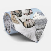 Saint Bernard Malerei - Niedliche Original Hunde K Krawatte (Gerollt)