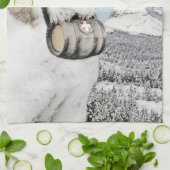 Saint Bernard Malerei - Niedliche Original Hunde K Küchentuch (Gefaltet)