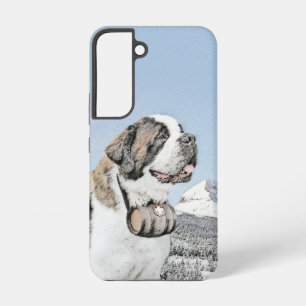 Saint Bernard Malerei - Niedliche Original Hunde K Samsung Galaxy Hülle
