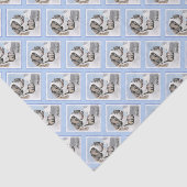 Saint Bernard Malerei - Niedliche Original Hunde K Seidenpapier (Ausschnitt)