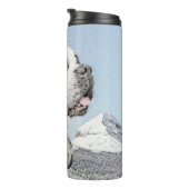 Saint Bernard Malerei - Niedliche Original Hunde K Thermosbecher (Nach rechts gedreht)