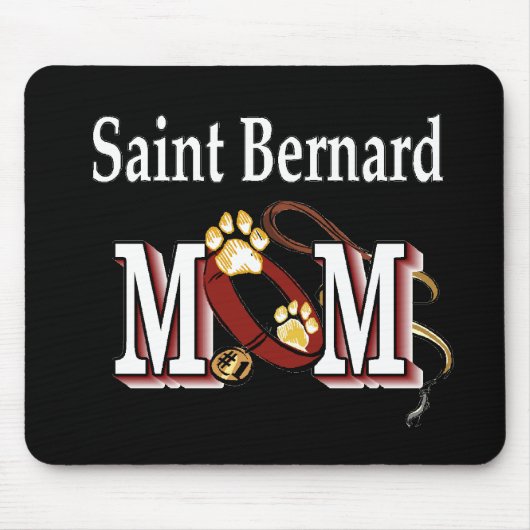 Saint Bernard MAMA Geschenke Mousepad (Vorne)