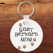 Saint Bernard Mama Schlüsselanhänger (Vorderseite)