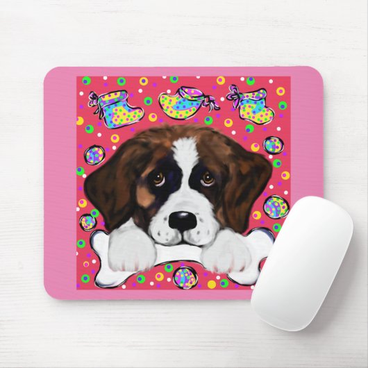 Saint Bernard Mousepad (Mit Mouse)