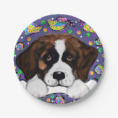 Saint Bernard Pappteller (Vorderseite)