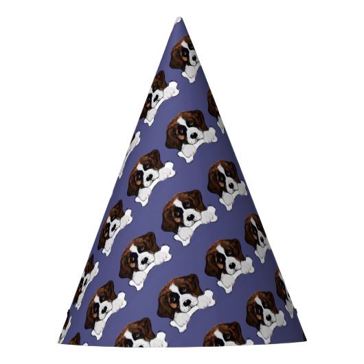Saint Bernard Partyhütchen (Vorderseite)