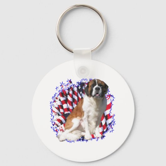 Saint Bernard Patriot Schlüsselanhänger (Vorderseite)