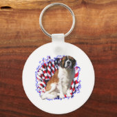 Saint Bernard Patriot Schlüsselanhänger (Vorderseite)
