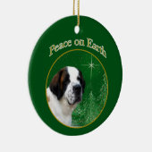 Saint Bernard Peace Keramik Ornament (Rechts)