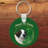 Saint Bernard Peace Schlüsselanhänger (Vorderseite)