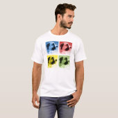 Saint Bernard Pop Art T-Shirt (Vorne ganz)