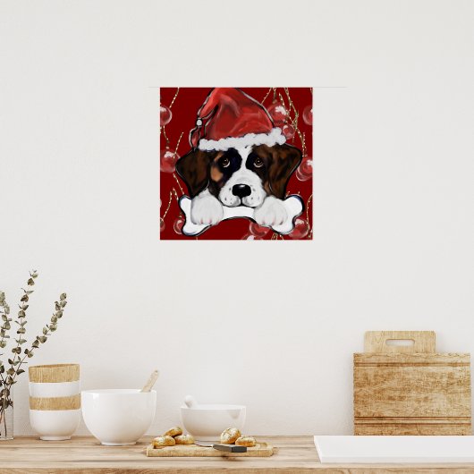 Saint Bernard Poster (Küche)