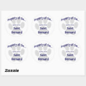 Saint Bernard Property Sticker (Blatt)