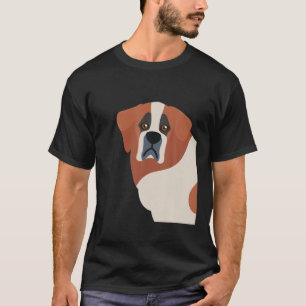Saint Bernard Puppy Cartoon Süße Tier T-Shirt