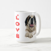 Saint Bernard Red Liebe Welpe Dog - St. Bernard Kaffeetasse (VorderseiteRechts)