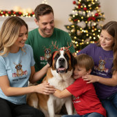 Saint Bernard Reindeer T-Shirt