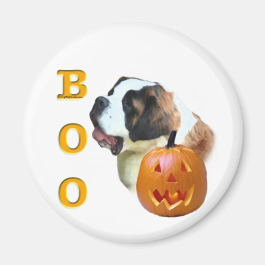 Saint Bernard (Rough) Boo Magnet (Vorne)