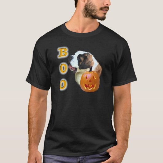 Saint Bernard (Rough) Boo T-Shirt (Vorderseite)