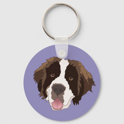 Saint Bernard Schlüsselanhänger (Vorderseite)