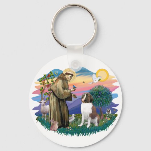 Saint Bernard Schlüsselanhänger (Vorderseite)