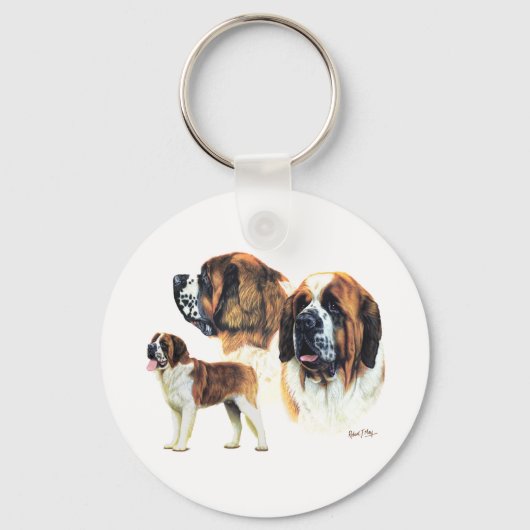 Saint Bernard Schlüsselanhänger (Vorderseite)
