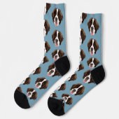 Saint Bernard Socken (Linkes Detail)