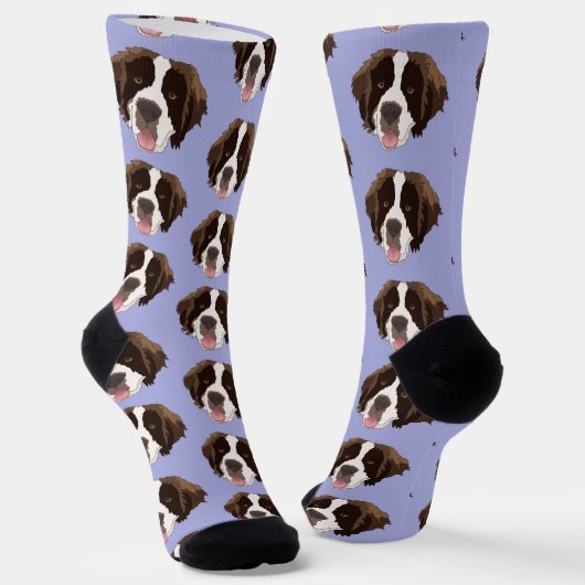 Saint Bernard Socken (Gewinkelt)