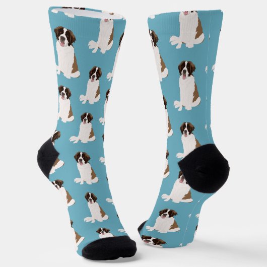 Saint Bernard Socken (Gewinkelt)