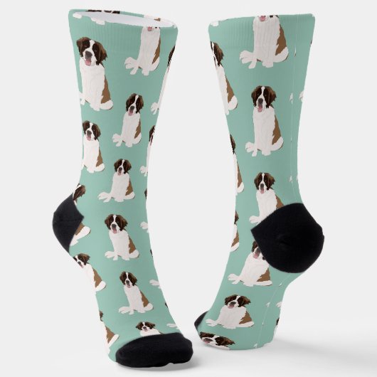 Saint Bernard Socken (Gewinkelt)