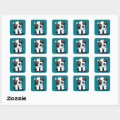 Saint Bernard Square Sticker (Blatt)