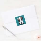Saint Bernard Square Sticker (Umschlag)