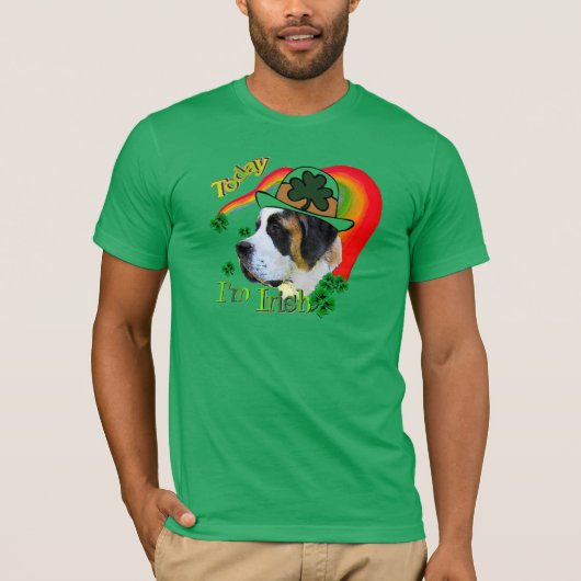 Saint Bernard St Patricks T-Shirt (Vorderseite)