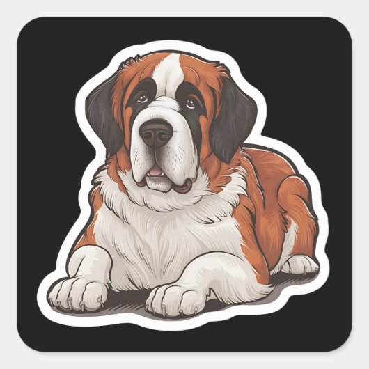 Saint Bernard Sticker (Vorderseite)