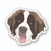 Saint Bernard Sticker (Vorderseite)