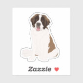 Saint Bernard Sticker (Blatt)