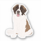 Saint Bernard Sticker (Vorderseite)