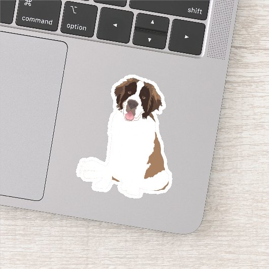 Saint Bernard Sticker (Detail)