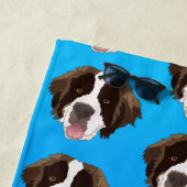 Saint Bernard Strandtuch (Beispiel)