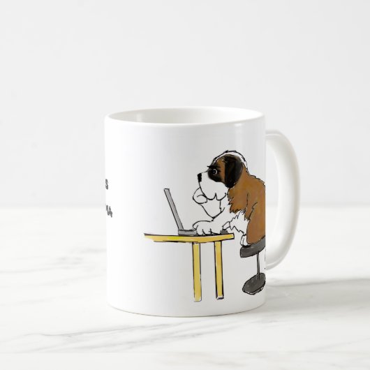 Saint Bernard Tasse - Slobbers' Social Media (VorderseiteRechts)