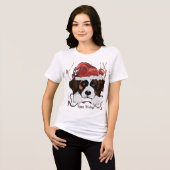 Saint Bernard  Tri-Blend Shirt (Vorderseite voll)