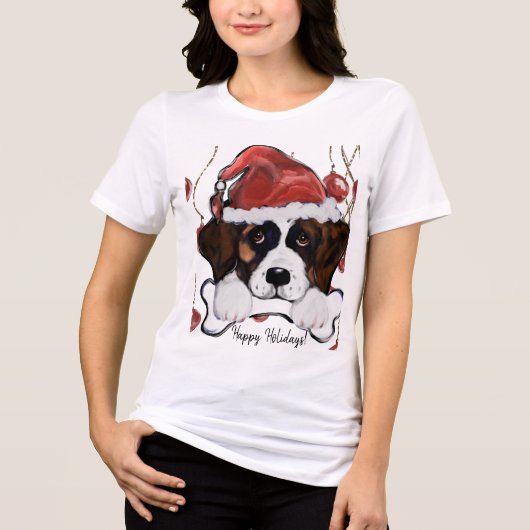 Saint Bernard Tri-Blend Shirt (Vorderseite)