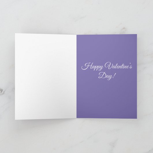 Saint Bernard Valentinstag Feiertagskarte (Innenseite)