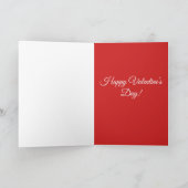 Saint Bernard Valentinstag Karte (Innenseite)