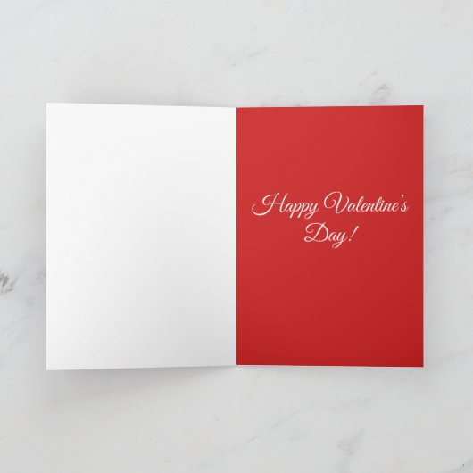 Saint Bernard Valentinstag Karte (Innenseite)