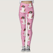Saint Bernard Valentinstag Leggings (Vorderseite)