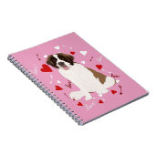 Saint Bernard Valentinstag Notizblock (Rechte Seite)