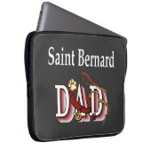 Saint Bernard Vater Geschenke Laptopschutzhülle (Vorne Rechts)