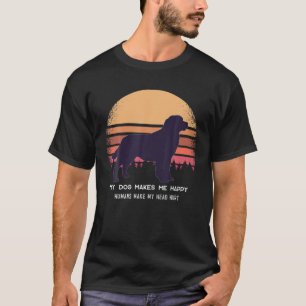 Saint Bernard Vintag St. Bernard Dog Lover T-Shirt